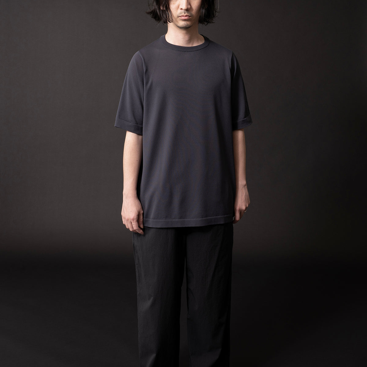 TEATORA - CARTRIDGE KNIT CREW S/S 18G - delta peak (TT-KNIT-001SS