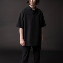 画像をギャラリービューアに読み込む, CAPSULESNAP POLO SHIRT - SM #BLACK