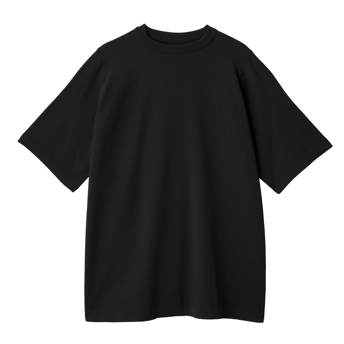 TEATORA CARTRIDGE KNIT CREW 18G 黒 3 18G_CRW_SS_BLK_ba16becc-26b0-