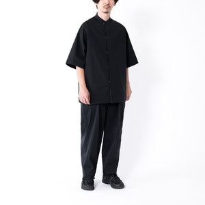 CAPSULESNAP SHIRT S/S - AQ #BLACK