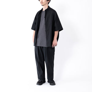 CAPSULESNAP SHIRT S/S - AQ #BLACK