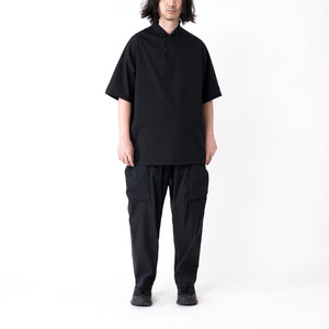 CAPSULESNAP POLO SHIRT - AQ #BLACK