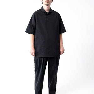 CAPSULESNAP POLO SHIRT - AQ #BLACK