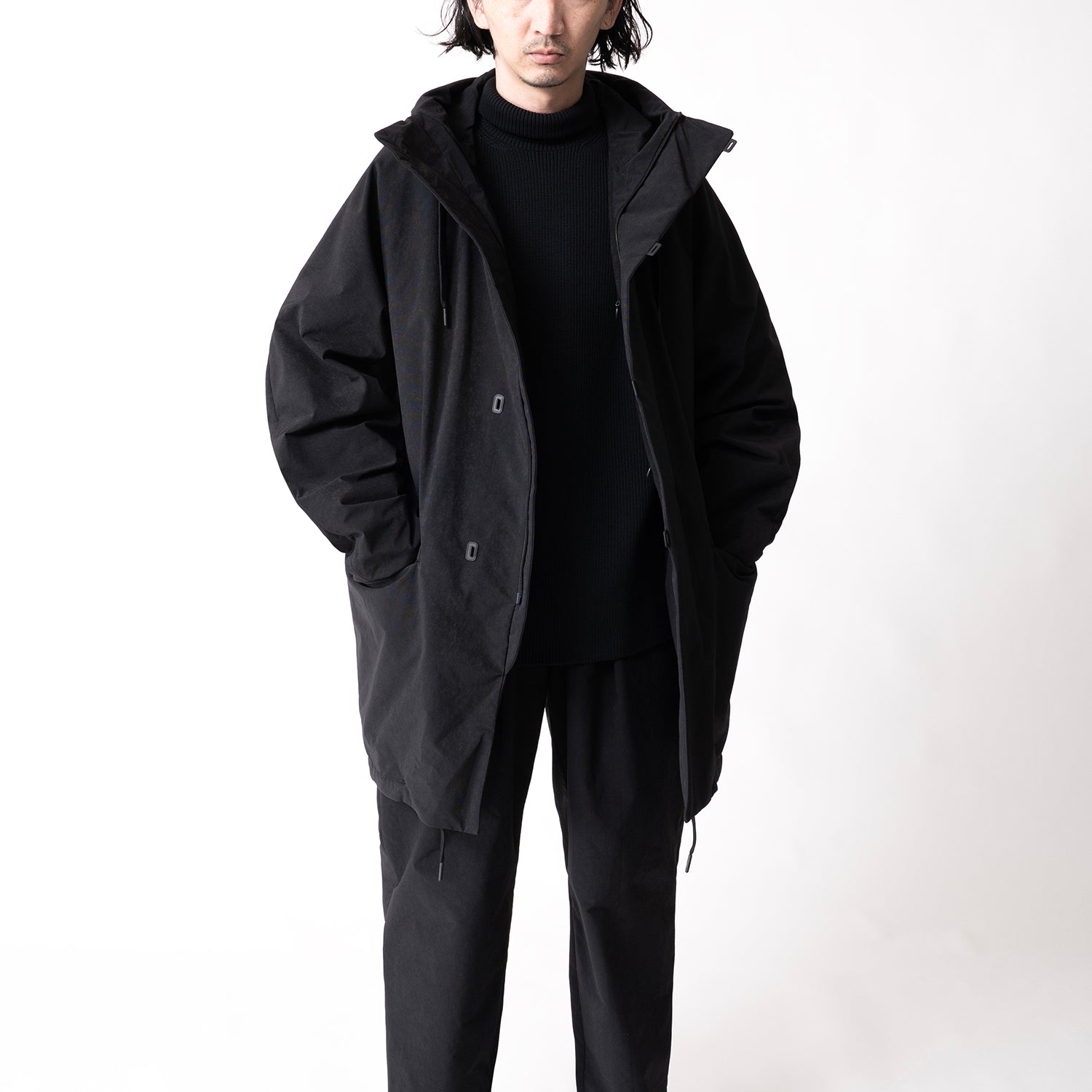 TEATORA ブラック トレンチコート TEATORA ONLINE STORE - OUTER