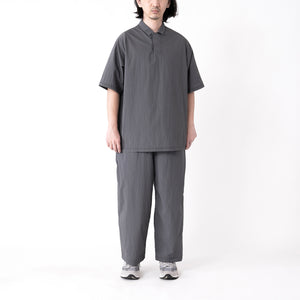 CAPSULESNAP POLO SHIRT - DR #GRAY