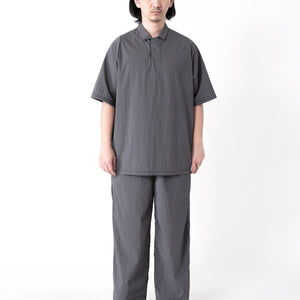 CAPSULESNAP POLO SHIRT - DR #GRAY