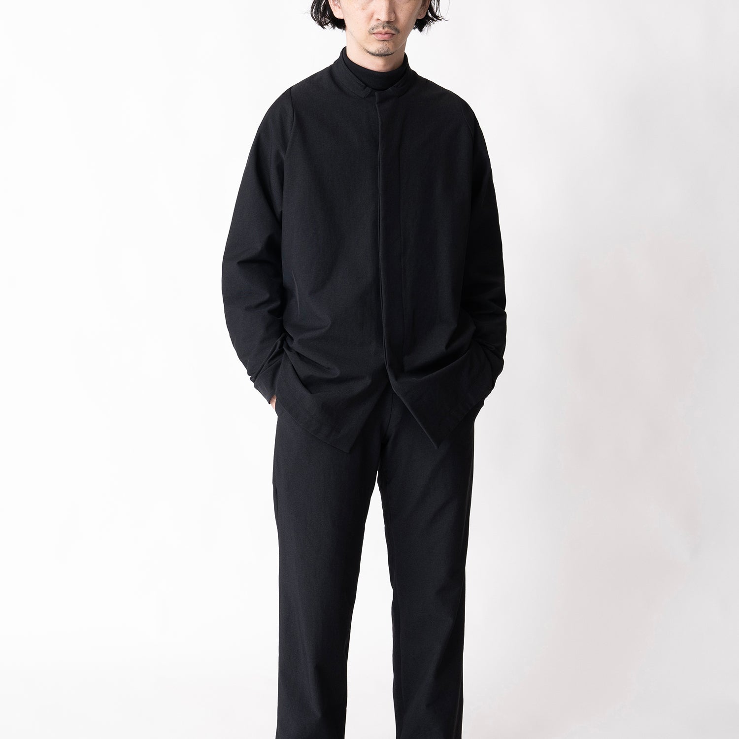 テアトラ　シャツ　　ブラック TEATORA テアトラ 24SS CARTRIDGE SHIRT S/S DR カートリッジ