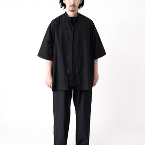 CAPSULESNAP SHIRT S/S - HL #BLACK