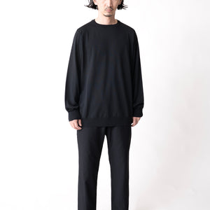 CARTRIDGE KNIT CREW 18G - DELTAPEAK #BLACK