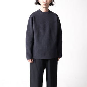 CARTRIDGE KNIT CREW 7G - DELTAPEAK #CHARCOAL