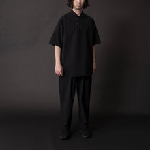 画像をギャラリービューアに読み込む, CAPSULESNAP POLO SHIRT - SM #BLACK
