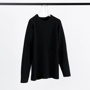 CARTRIDGE KNIT CREW 7G - DELTAPEAK #BLACK