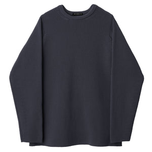 CARTRIDGE KNIT CREW 7G - DELTAPEAK #CHARCOAL