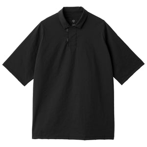 CAPSULESNAP POLO SHIRT - AQ #BLACK