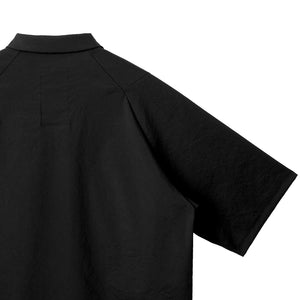 CAPSULESNAP POLO SHIRT - AQ #BLACK