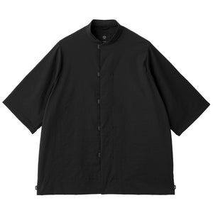 CAPSULESNAP SHIRT S/S - AQ #BLACK
