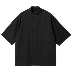 CAPSULESNAP SHIRT S/S - AQ #BLACK