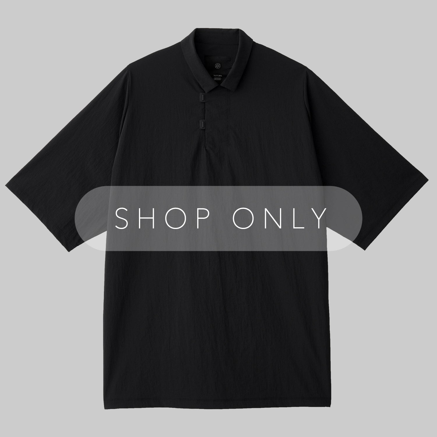 トップス TEATORA CAPSULESNAP POLO SHIRT DR BLACK Teatora Doctoroid Wide Shirt S/S DR Black | HAVEN
