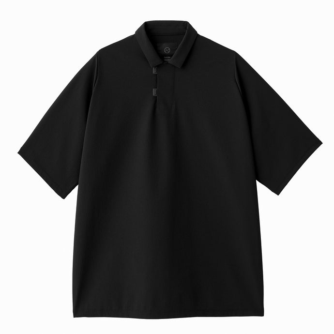 TEATORA CARTRIDGE POLO SOLO MODULE 黒 TEATORA - CAPSULESNAP POLO SHIRT - solomodule (TT-CSNAP -POLO-SM