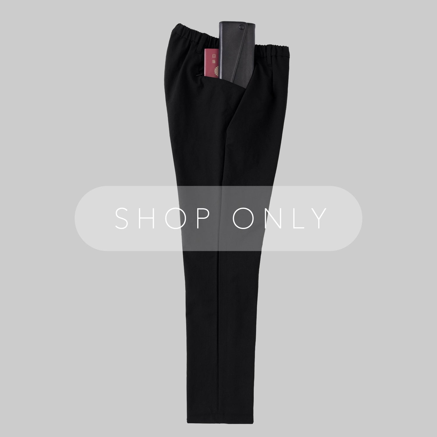 WALLET PANTS OFFICE - SS #BLACK