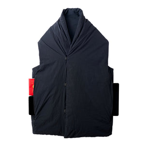 ROOMKEY VEST - M.EVA #METALLIC NAVY