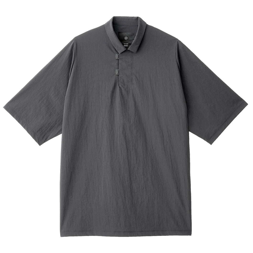 CAPSULESNAP POLO SHIRT - DR #GRAY