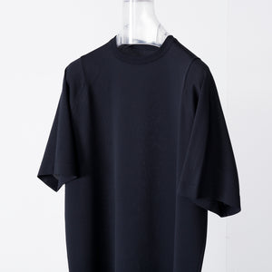 CARTRIDGE KNIT CREW S/S 18G - DELTAPEAK #NAVY
